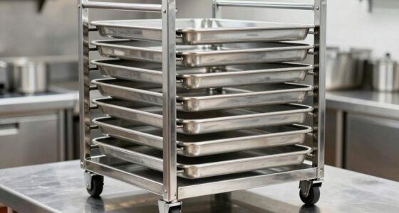top half size sheet pan racks