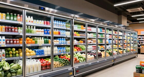 top refrigerated display cases