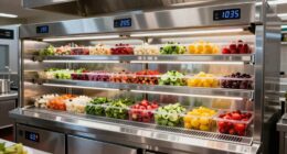 top refrigerated topping rails