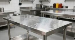 top stainless steel worktables