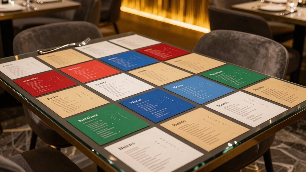 balanced diverse customer centric menus
