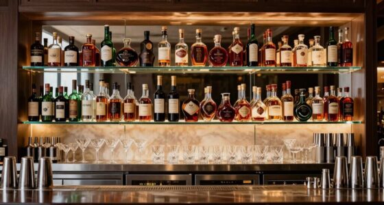 bar area behind scenes