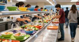 cafeteria serving process design