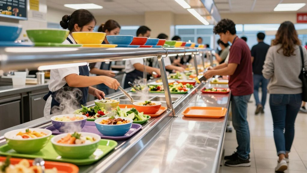 cafeteria serving process design