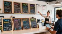 clarify daily specials consistently