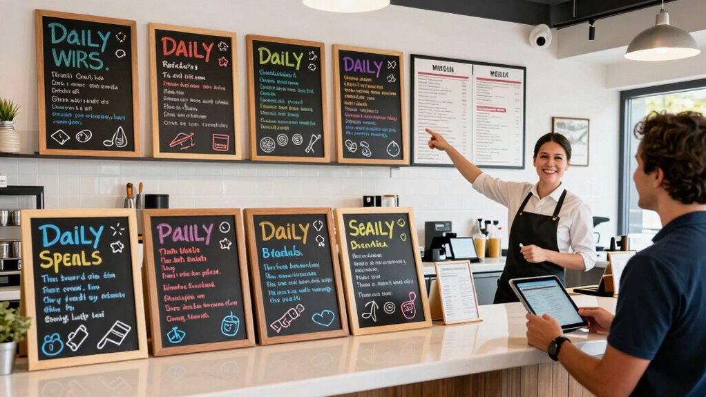 clarify daily specials consistently