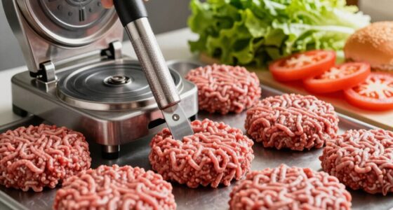 consistent burger portioning technology
