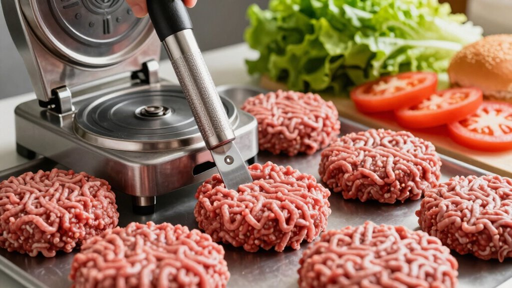 consistent burger portioning technology