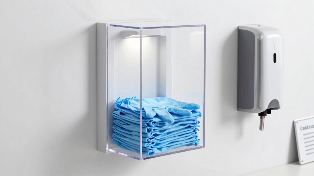 convenient glove station setup