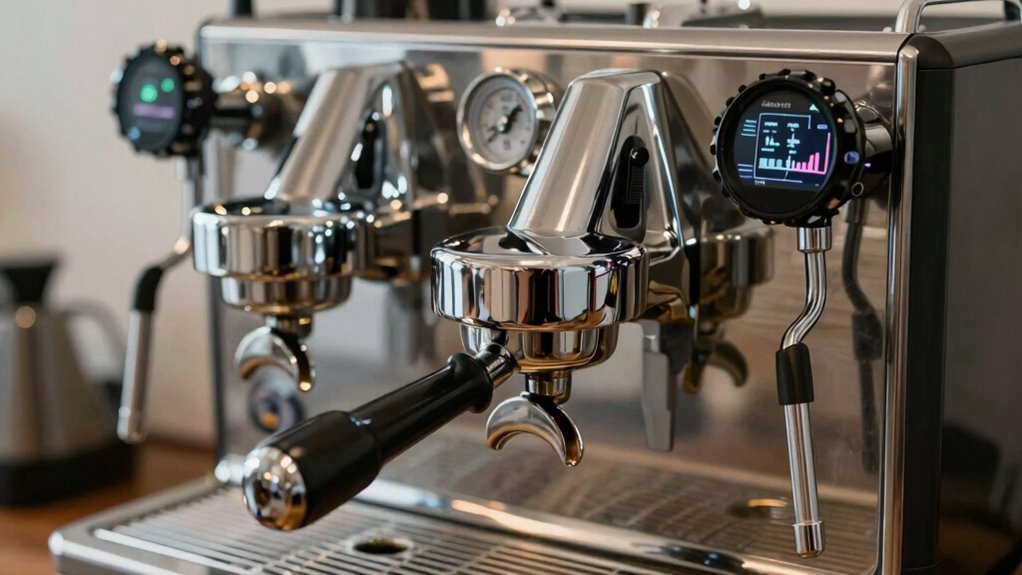 customizable espresso pressure control