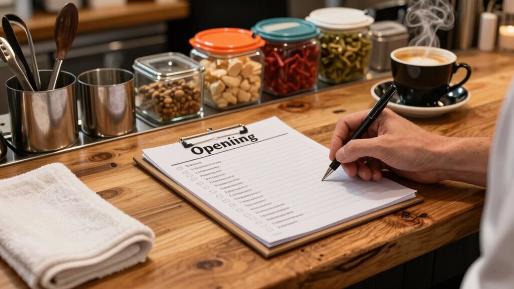 effective restaurant opening procedures