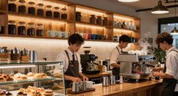 efficient coffee bar restocking