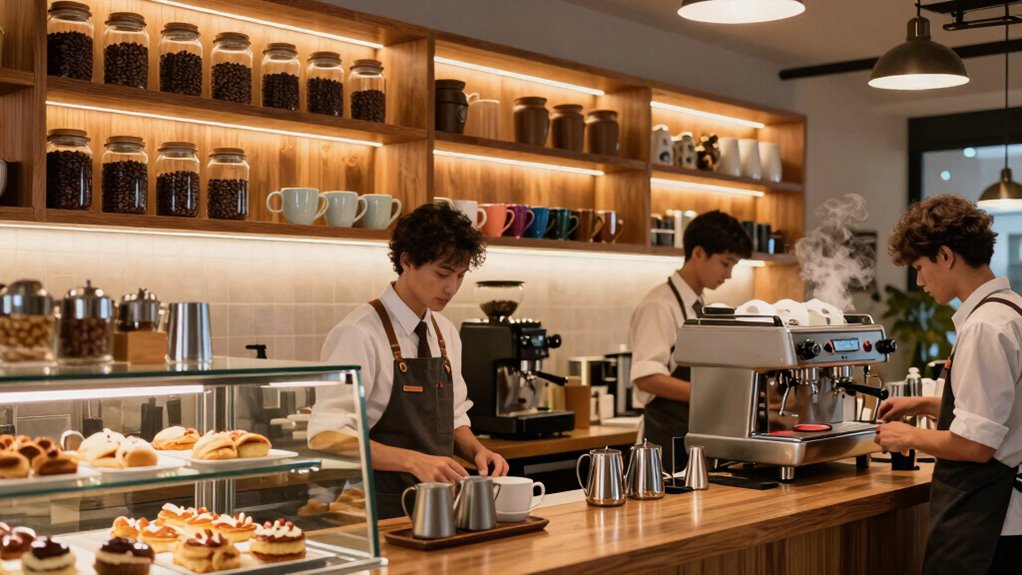 efficient coffee bar restocking