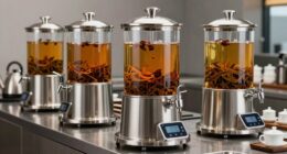 efficient large scale tea brewing