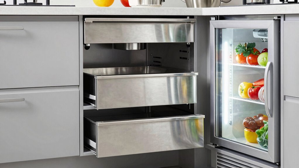 efficient organized kitchen workspace