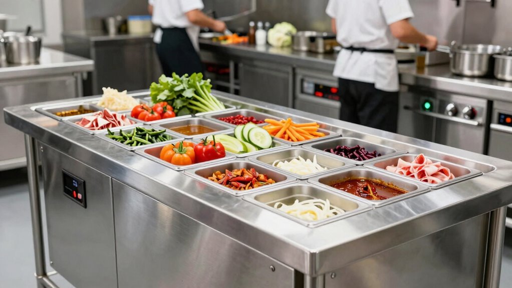 efficient organized prep space
