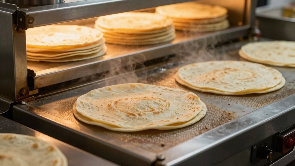 efficient tortilla production process