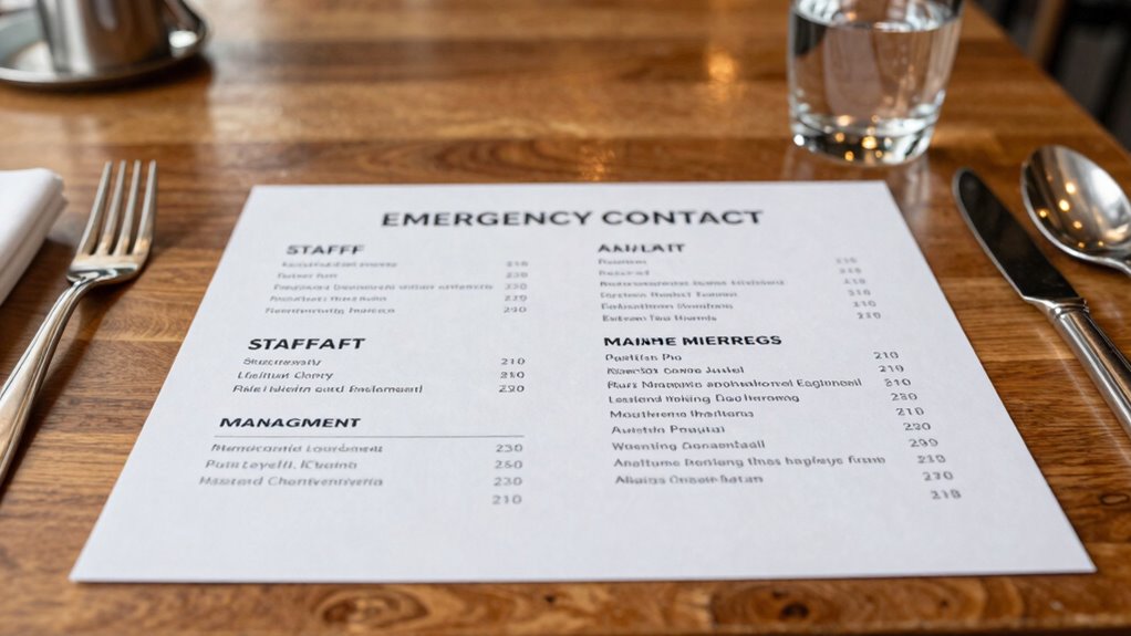 emergency contact information organization