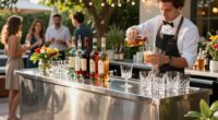 enhanced portable bar setups