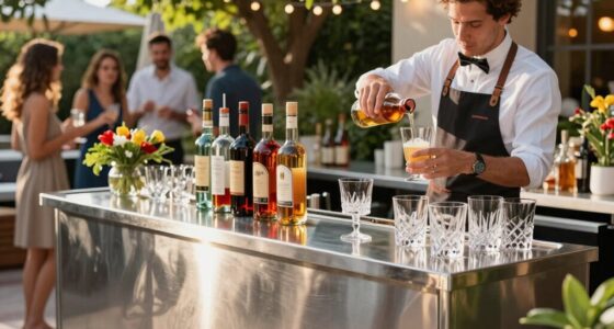 enhanced portable bar setups