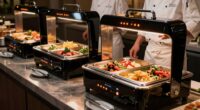 induction buffet warmer safety