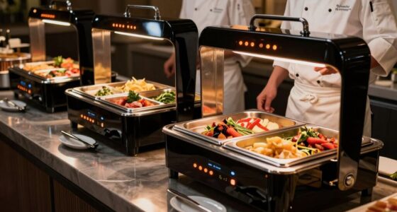 induction buffet warmer safety