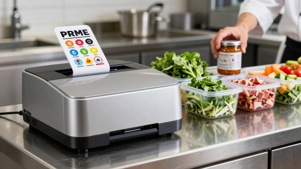 kitchen food safety labels