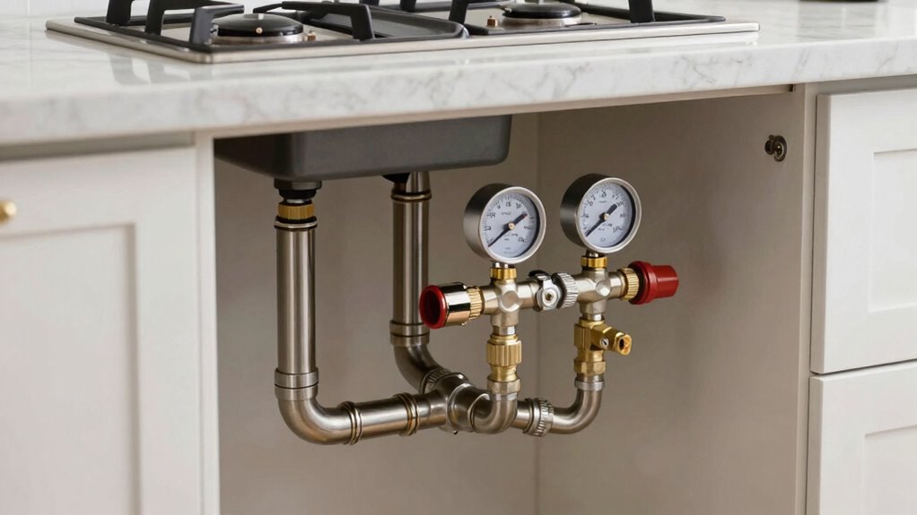 kitchen gas line planning