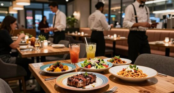 menu item sales distribution