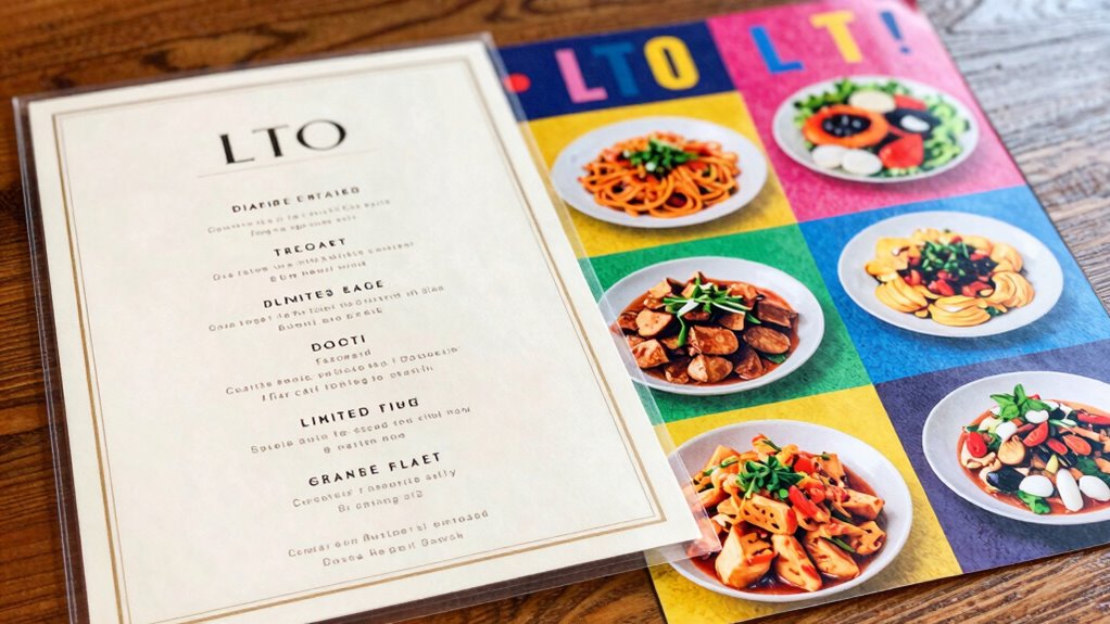menu types comparison details