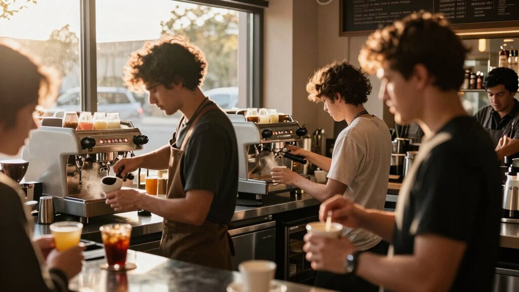 morning rush coffee workflow