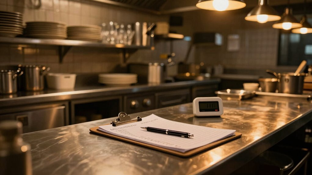 nightly restaurant logs