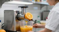 orange juice machine efficiency