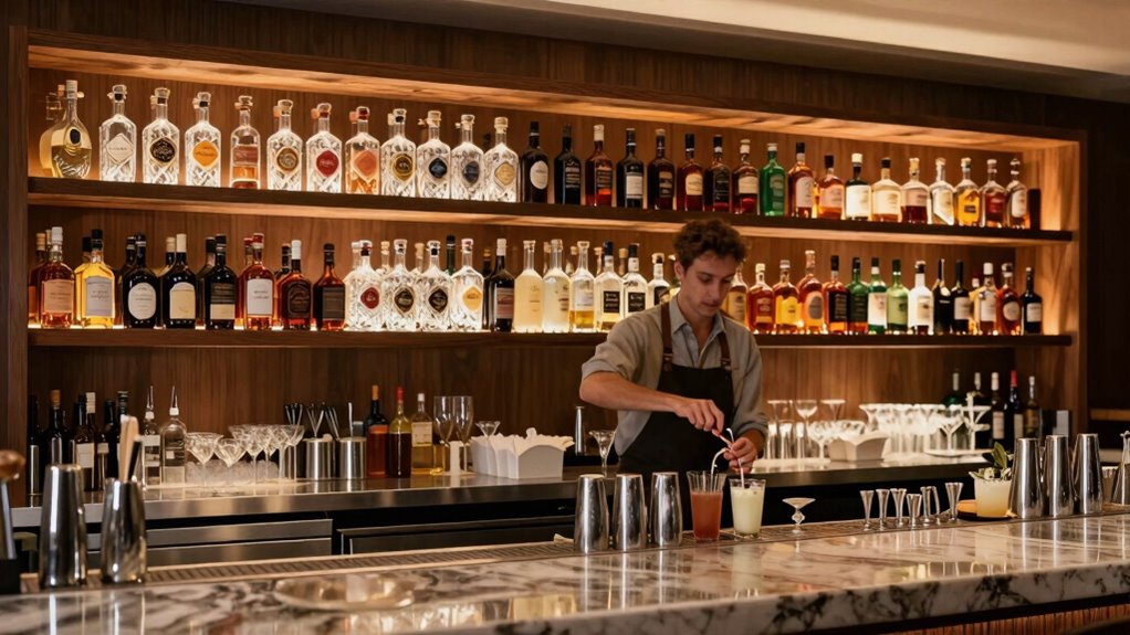 organized efficient bar operations