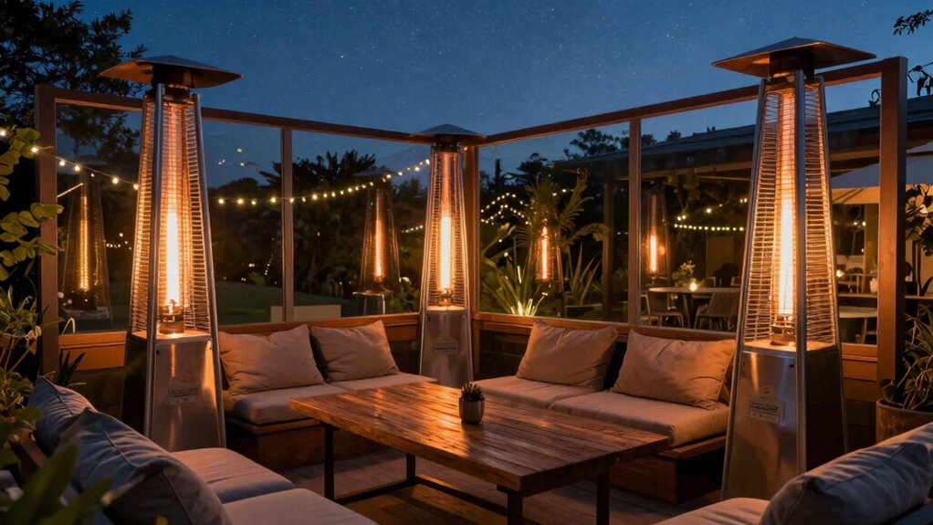 outdoor heating and weatherproofing