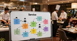 restaurant service process diagram
