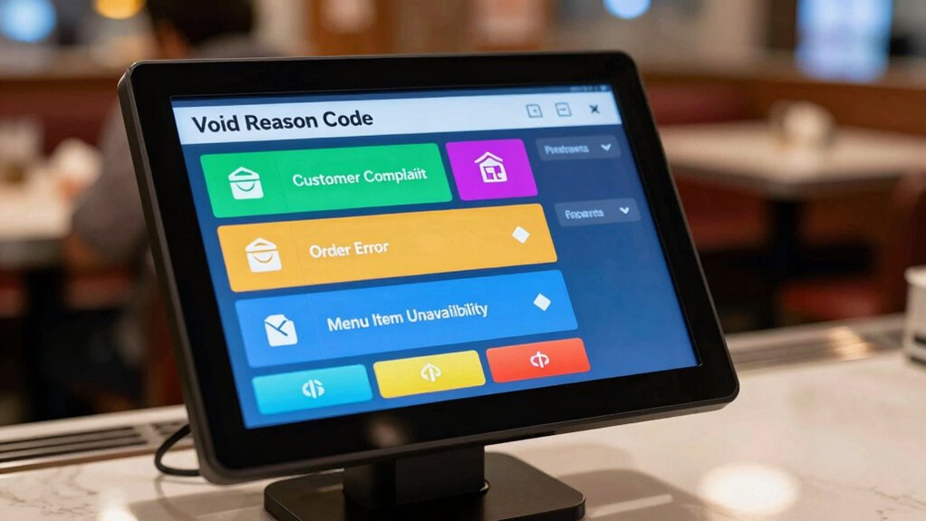 void reason code management