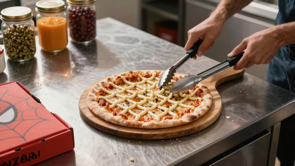 Little Caesars’ New ‘Webbed Pizza’ Comes With Something Special for Spider-Man Fans