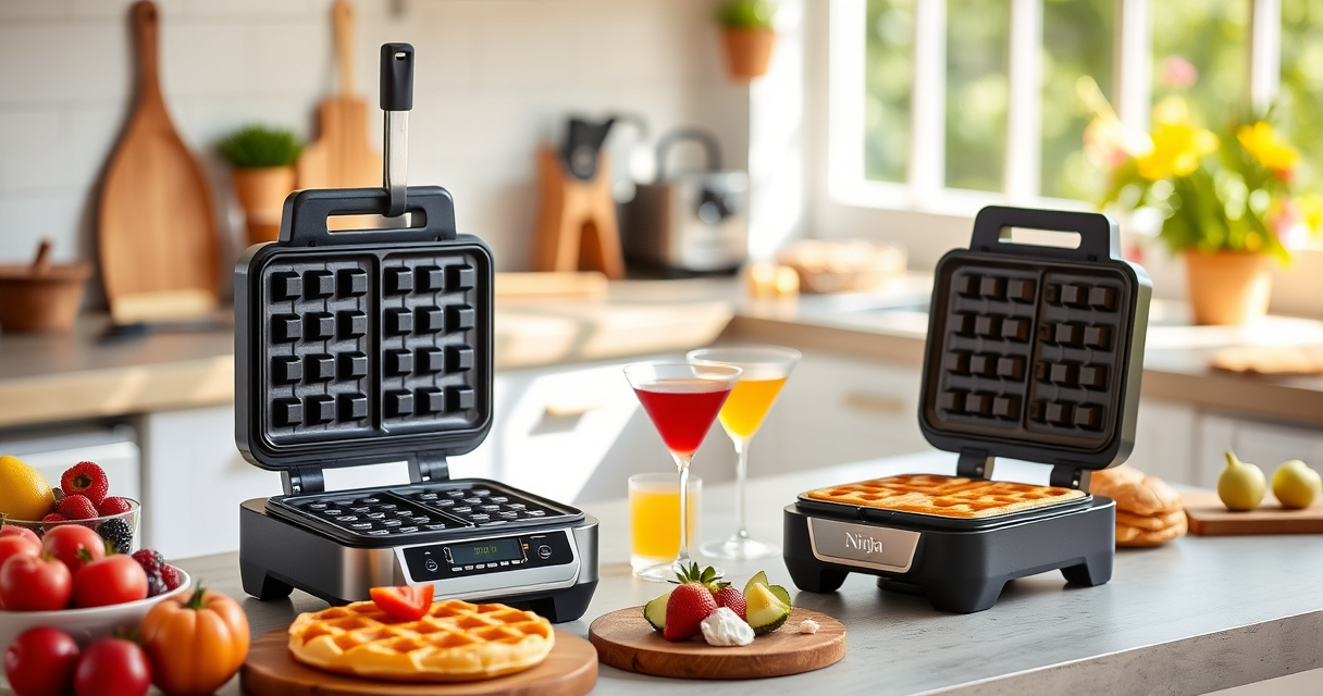 Master Summer Waffles with the Ninja Belgian Waffle Maker Pro
