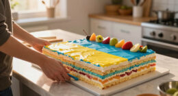Martha's Giant Flag Cake Served 250 Guests—Here's How to Make It Yourself