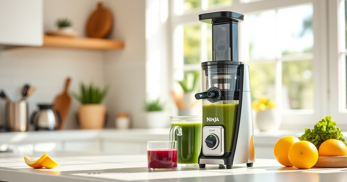 Stay Refreshingly Juicy This Summer with the Ninja NeverClog Juicer