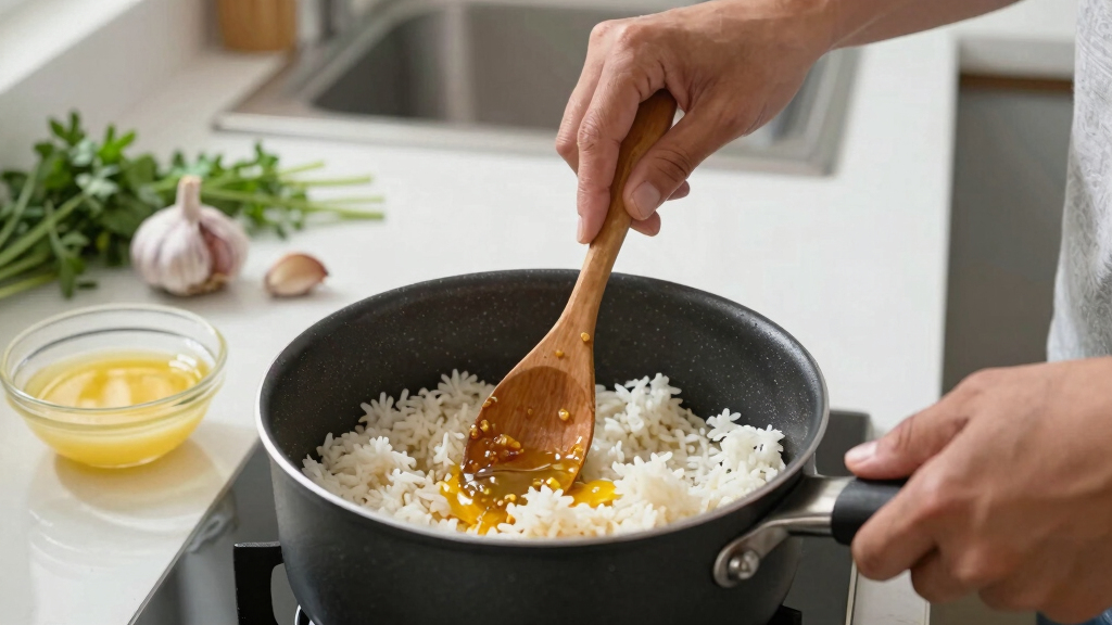 Why I Add Garlic Butter To Every Batch Of Rice I Make