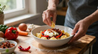Gnocchi Estivi Con Mozzarella, Peperoni E Pancetta