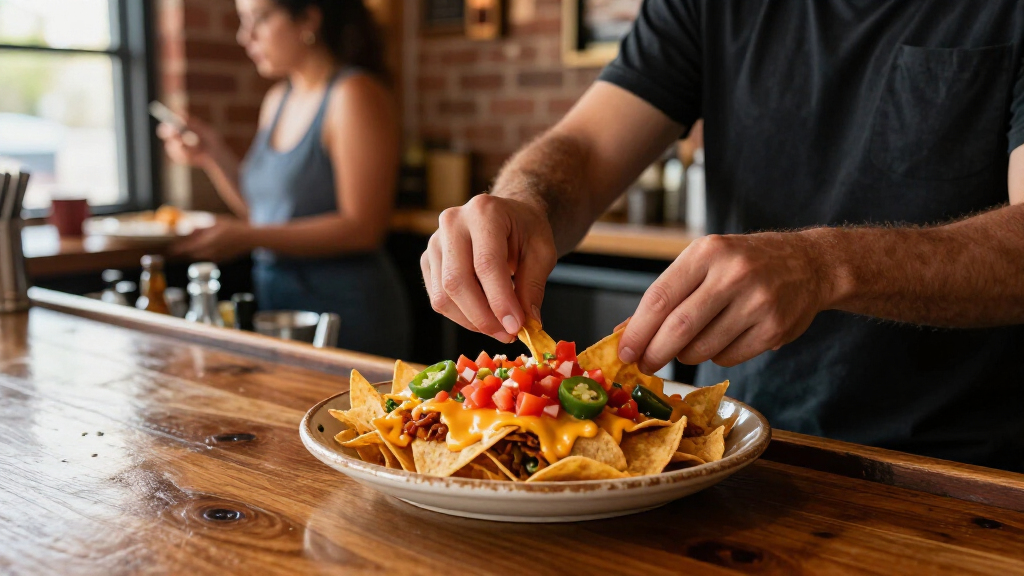 How Florida Tavern Makes Nachos So Every Chip Gets Perfect Topping Mix