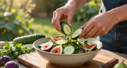 Insalata Di Cetrioli Misti E Fichi