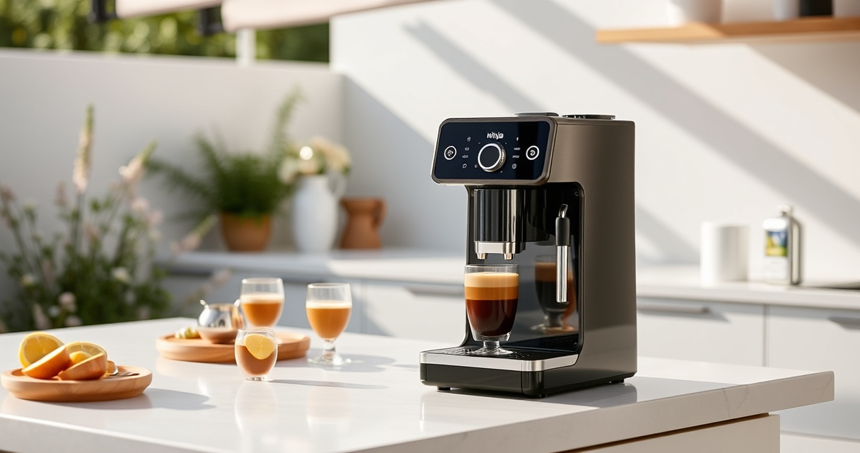 Ninja Luxe™ Café Pro Espresso Machine: Summer Coffee Elegance