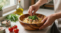 Pasta Di Avena Con Tonno E Pesto Di Rucola