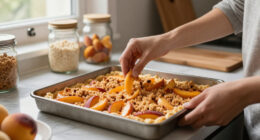Peach Crumb Bars