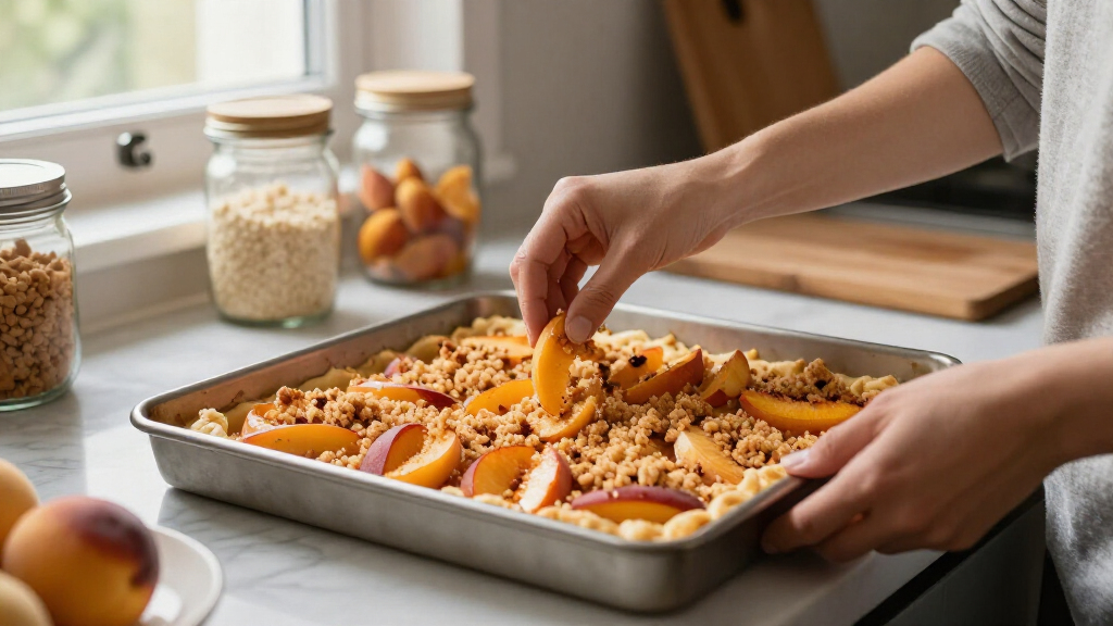 Peach Crumb Bars