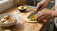 Tortino Di Pollo E Maionese Con Avocado